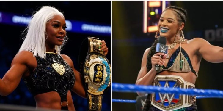 Jade Cargill vs Bianca Belair (Credit: ESPN)