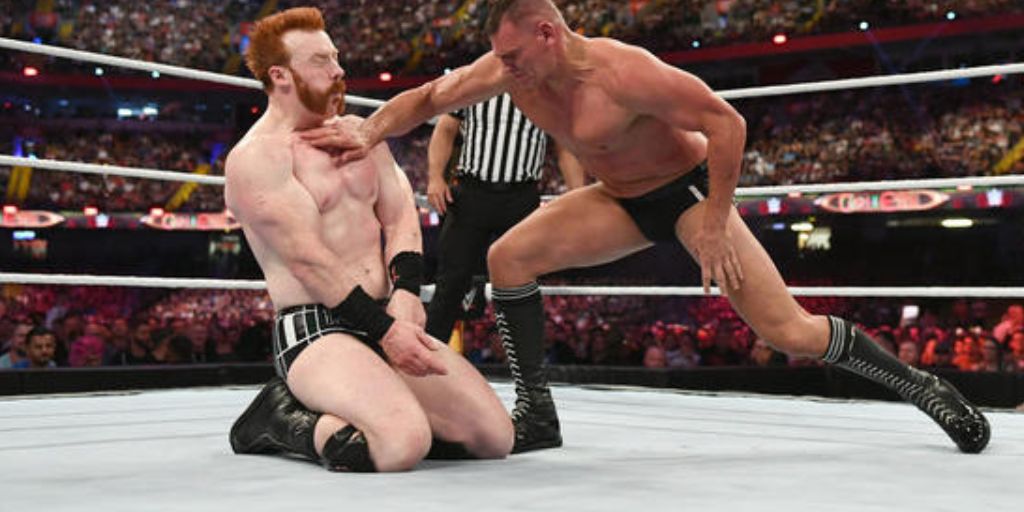 Sheamus vs GUNTHER (Credit: ESPN)