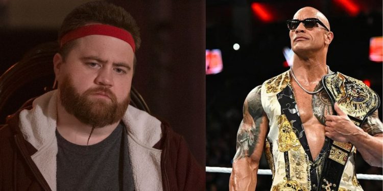 Cobra Kai star Paul Walter Hauser and The Rock