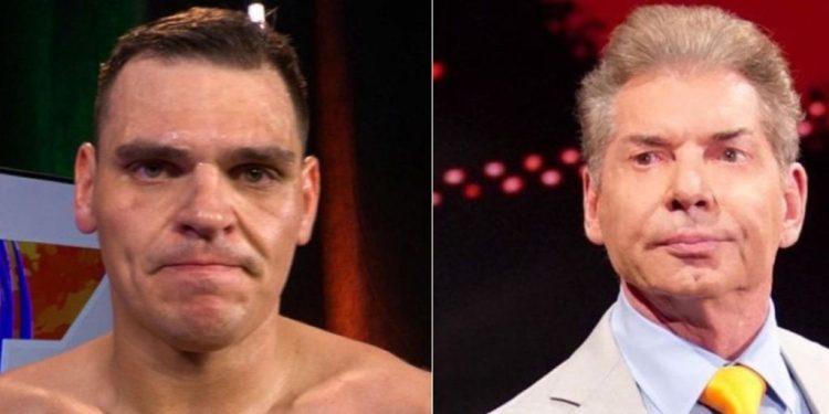 GUNTHER and Vince McMahon