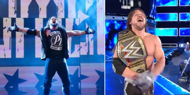 AJ Styles at the WWE Smackdown