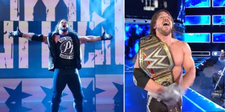 AJ Styles at the WWE Smackdown