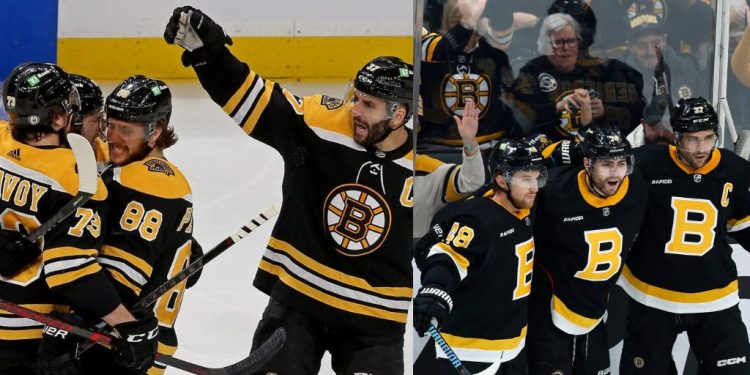 The Boston Bruins At The Playoffs