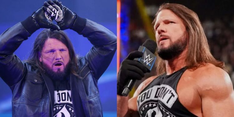 AJ Styles at the WWE Smackdown