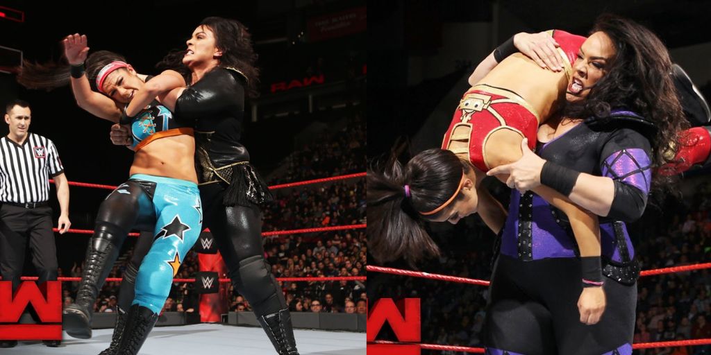 Bayley vs Nia Jax At The WWE Raw