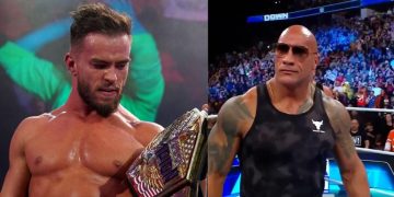 Austin Theory vs The Rock