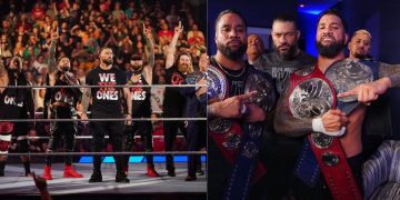 The Bloodline Family At The WWE Smackdown
