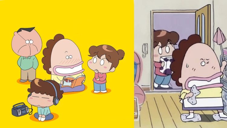 A Poster for 'ATASHIn'CHI' the series (Left), A Still from the series (Right)