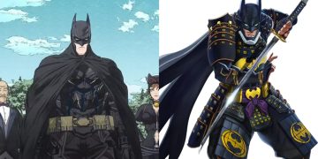 Batman from the 'Batman Ninja' film (Left), an illustration for the character (Left) (Warner Bros.)