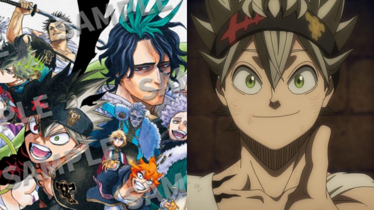The "Black Clover" official artwork released by Yuki Tabata (Left), Asta From the Anime (Right)