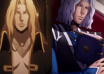 Alucard (Left) and Hector (Right) from Castlevania the Anime (Powerhouse Animation Studios)