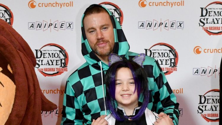 Channing Tatum and his Daughter at the premiere (Credits: Twitter)