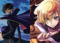 Lelouch from "Code Geass" (Left), A Poster for "Code Geass: Rozé of the Recapture" Poster (Right)