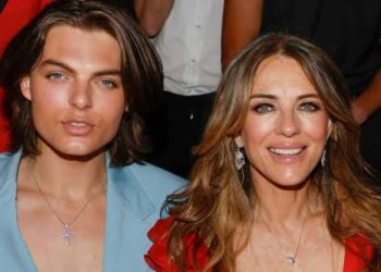 Elizabeth Hurley and Damian