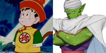 Gohan as a child in 'Dragon Ball Z' (Left), Piccolo from the Anime (Right)