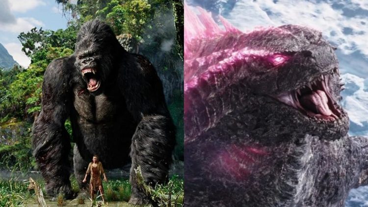 King Kong (Left) and Godzilla (Right), from the 'Godzilla X Kong' franchise
