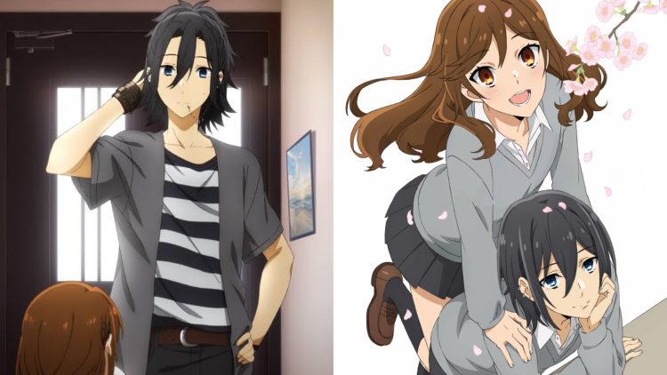 Miyamura from 'Horimiya' Anime (Left), An illustration for the Series (Right)
