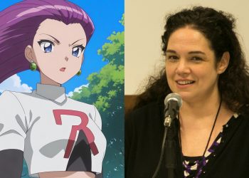 Jessie from 'Pokemon' (Left), Rachael Lillis (Right)