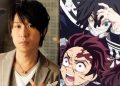 Kenichi Suzumura, the Japanese VA for Obanai Iguro in 'Demon Slayer: Hashira Training Arc' (Left), a still from the Anime (Right)