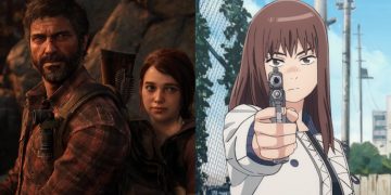 A Still from 'The Last Of Us' game (Left), A Still from 'Heavenly Delusion' Anime