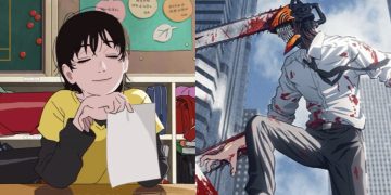 A Still from "Look Back" (Left), A Still from fujimoto's "Chainsaw Man" (Right)