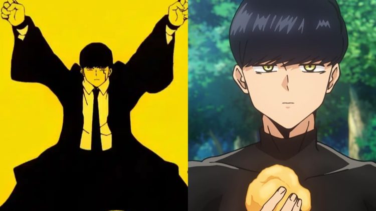 Mash Burnedead from the 'Mashle: Magic and Muscles' opening theme (Left) and the Anime (Right) (A-1 Pictures)