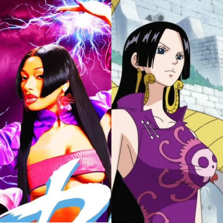 Megan Thee Stallion (Left), Boa Hancock (Right)