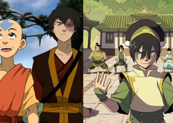 Aang and Zuko from 'Avatar: The Last Airbender' (Left), Toph from the Anime (Right) (Nickelodeon Animation Studios)