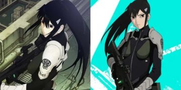 Mina Ashiro from the Anime (Left) and the Manga (Right)