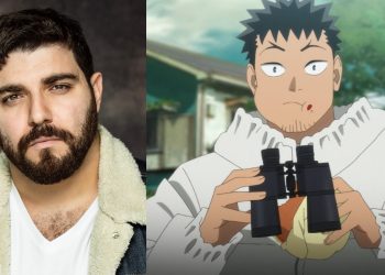 Nazeeh Tarsha, who voices Kafka in "Kaiju No. 8" (Left), Kafka from the Anime (Right)