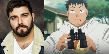 Nazeeh Tarsha, who voices Kafka in "Kaiju No. 8" (Left), Kafka from the Anime (Right)