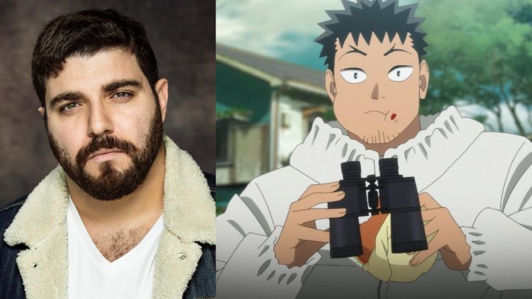 Nazeeh Tarsha, who voices Kafka in "Kaiju No. 8" (Left), Kafka from the Anime (Right)