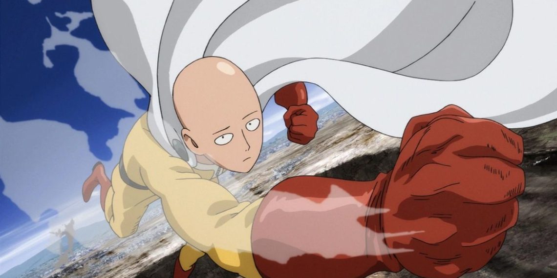A Still from "One Punch Man"