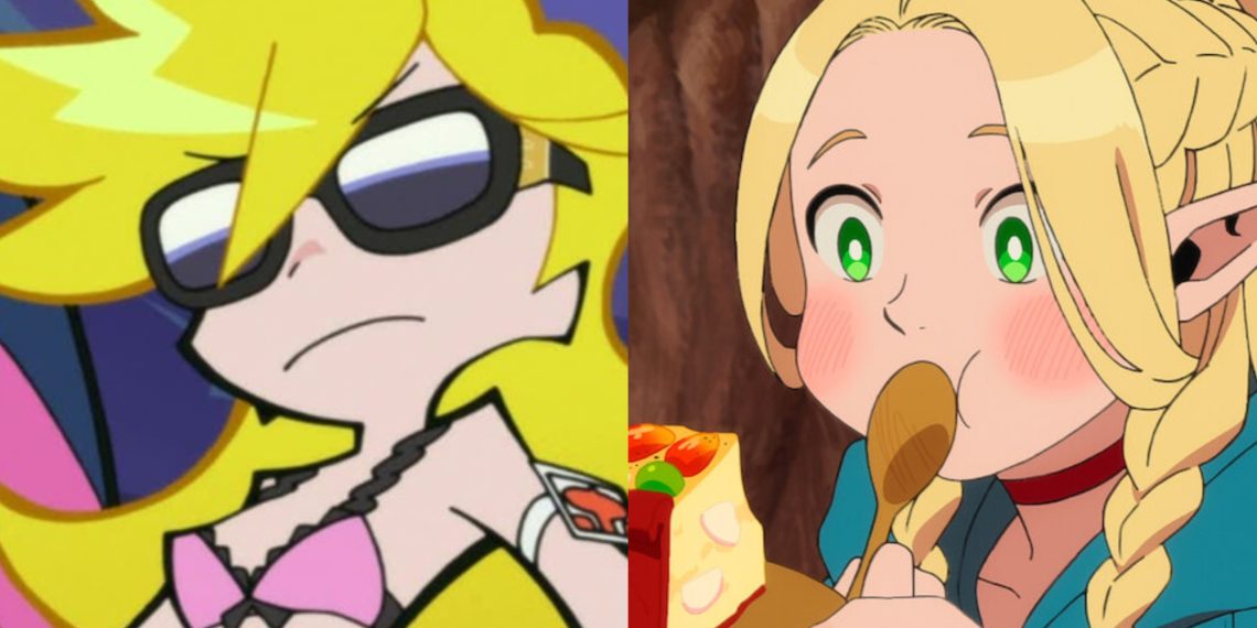 Panty Anarchy (Left) from 'Panty And Stocking' and Marcille (Right) from 'Delicious In Dungeon' (Studio TRIGGER)