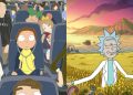 A Still from "Rick And Morty vs The Genocider" (Left), A Still from "Rick And Morty" the show.