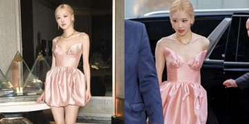 Rosé, of BLACKPINK fame, attended a Tiffany fashion brand launch event in New York City on May 2nd.