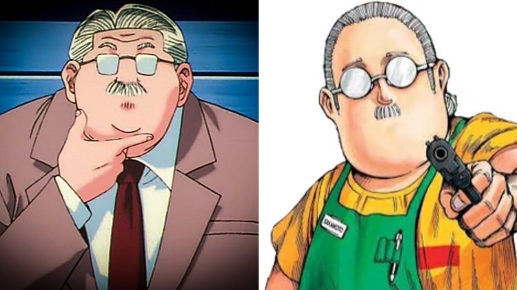Coach Anzai from 'Slam Dunk!' (Left) (Toei Animation), Taro Sakamoto from 'Sakamoto Days' (Right) (TMS Entertainment)