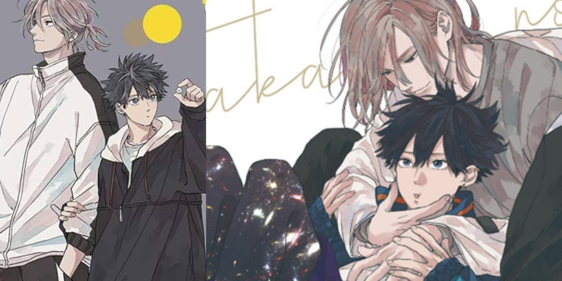 Characters from the manga series 'Takara's Treasure' (Left), An illustration for the Manga (Right)
