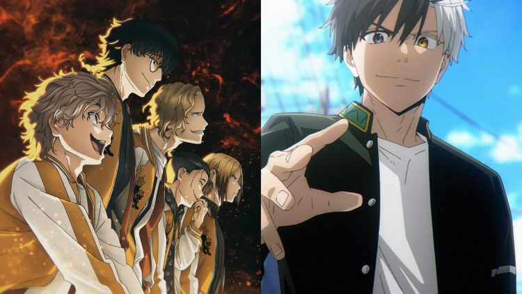 A Still from the 'Wind Breaker' Manga (Left) and Anime (Right)