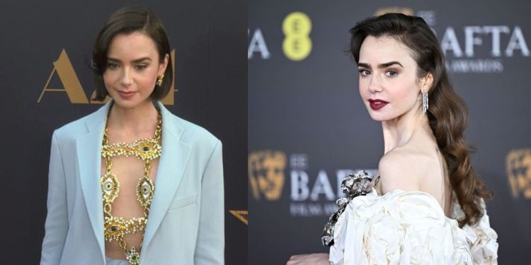 Lily Collins of Emily In Paris