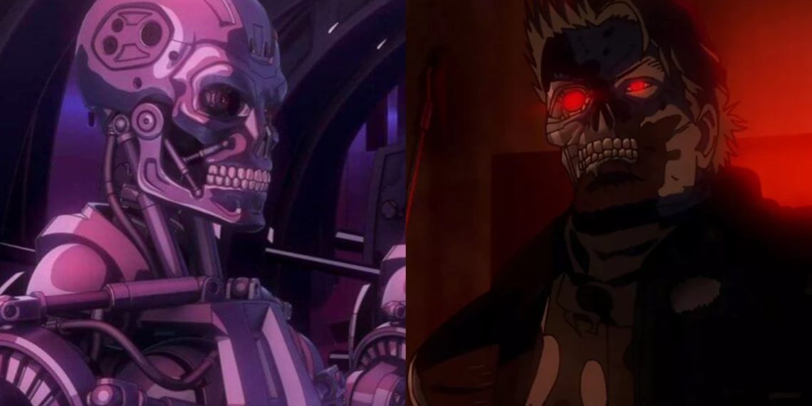 Characters from the 'Terminator Zero' trailer on Netflix (Production I.G)