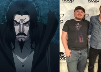 Dracula (Left) from 'Castlevania' (Powerhouse Animation Studios), Sam and Adam Deats (Right)