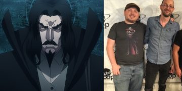 Dracula (Left) from 'Castlevania' (Powerhouse Animation Studios), Sam and Adam Deats (Right)