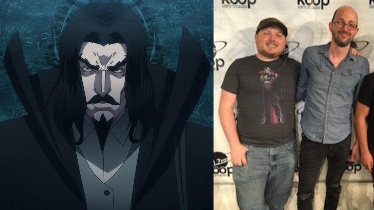 Dracula (Left) from 'Castlevania' (Powerhouse Animation Studios), Sam and Adam Deats (Right)