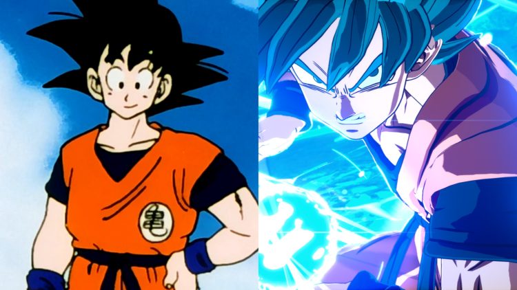 Goku from the 'Dragon Ball Z' Anime (Left) and 'Dragon Ball: Sparking Zero' (Spike Chunsoft)