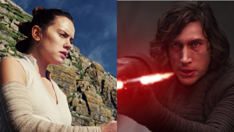 Rey (Left) and Kylo Ren (Right) from 'Star Wars: The Last Jedi' (Rian Johnson)