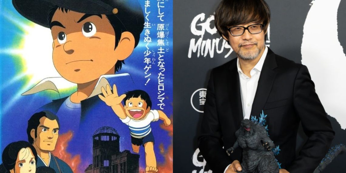 Takashi Yamazaki (Right) might focus on his next direction being 'Barefoot Gen' (Left) (Keiji Nakazawa)