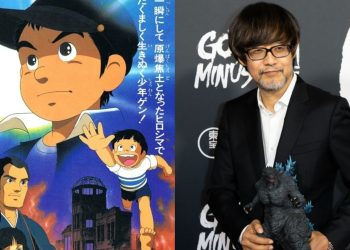 Takashi Yamazaki (Right) might focus on his next direction being 'Barefoot Gen' (Left) (Keiji Nakazawa)