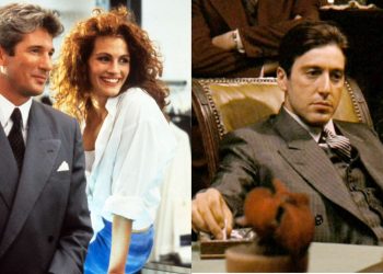 Richard Gere and Julia Roberts (Left) in 'Pretty Woman' (Garry Marshall), Al Pacino (Right) in 'The Godfather Part 2' (Francis Ford Coppola