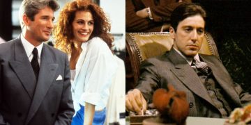 Richard Gere and Julia Roberts (Left) in 'Pretty Woman' (Garry Marshall), Al Pacino (Right) in 'The Godfather Part 2' (Francis Ford Coppola